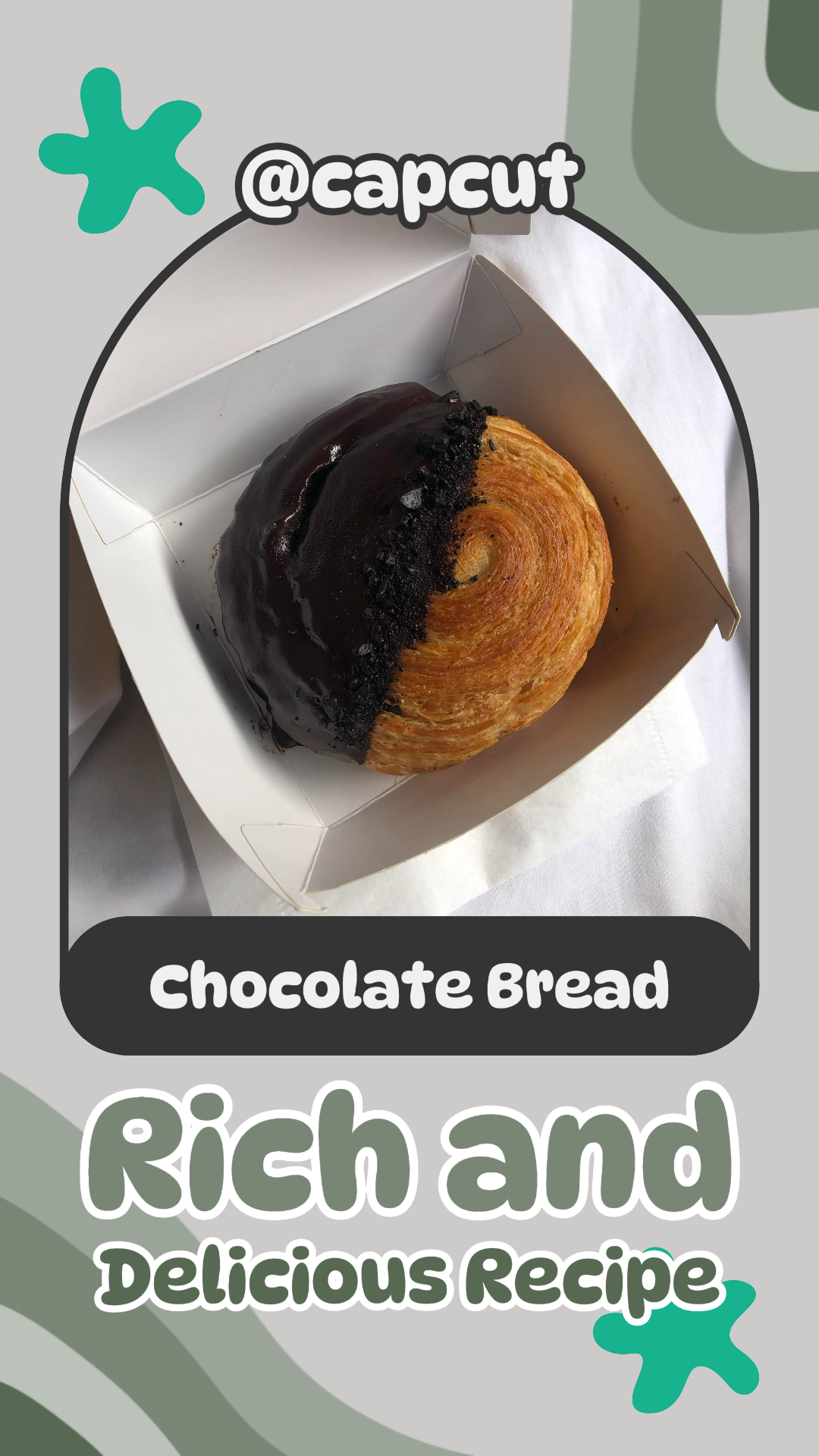 Miniatura de Tiktok - Portada del video de Chocolate Bread Tiktok