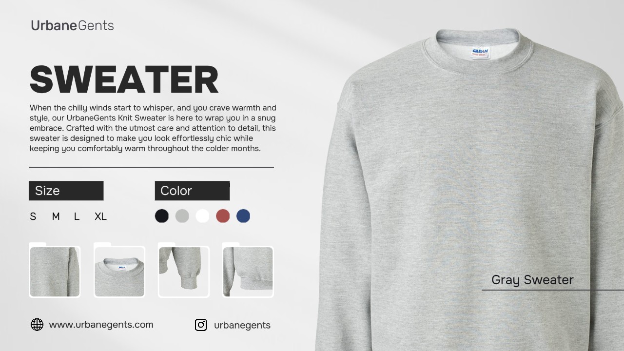 Anzeige von Bekleidungs- und Modeprodukten 