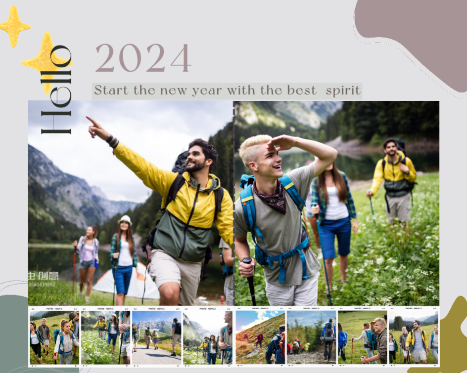 Nicht-Marketing-Fotocollage Freundschaft