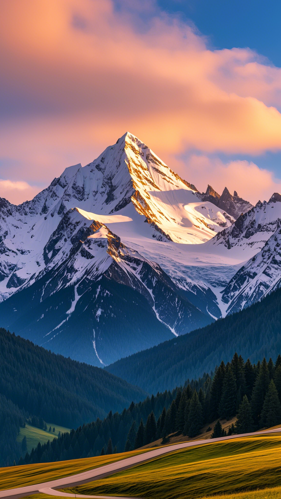 Wallpaper Mountains história do Instagram