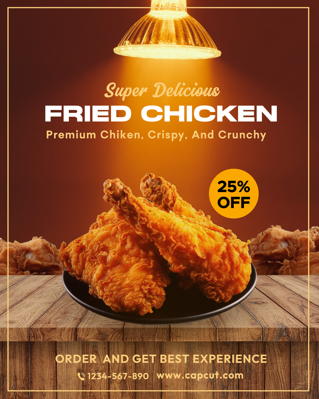 Food Fried Chicken Promotion