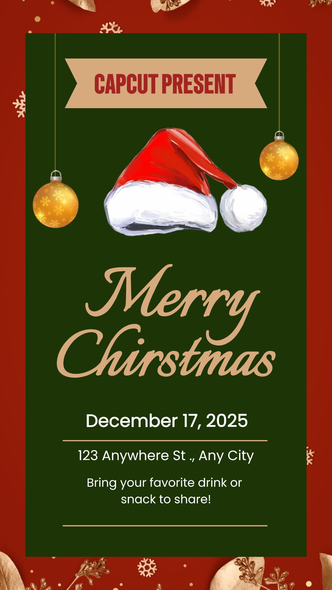 Weihnachten Event Illustration Instagram Story