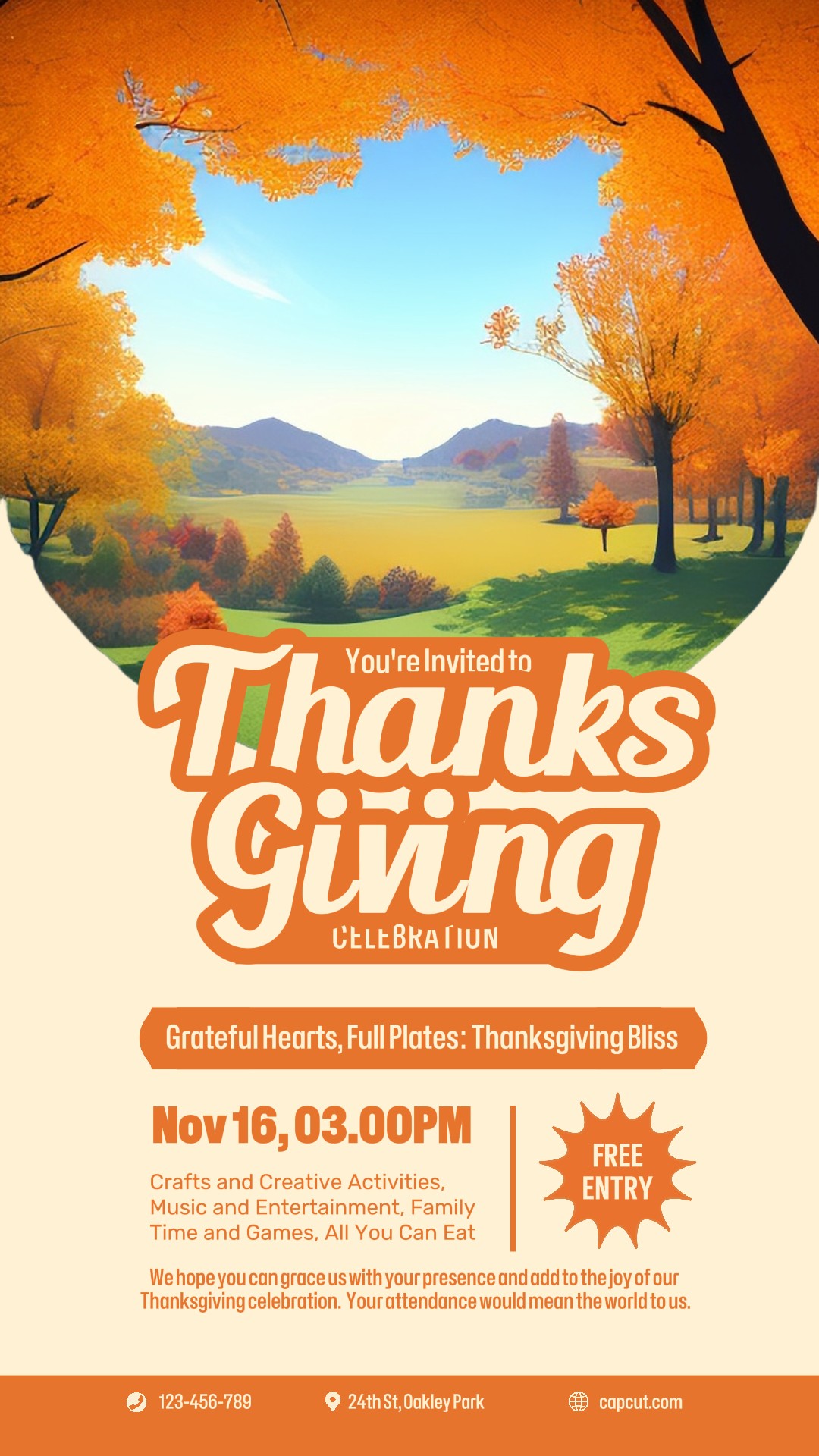 Thanksgiving Invitation Tiktok