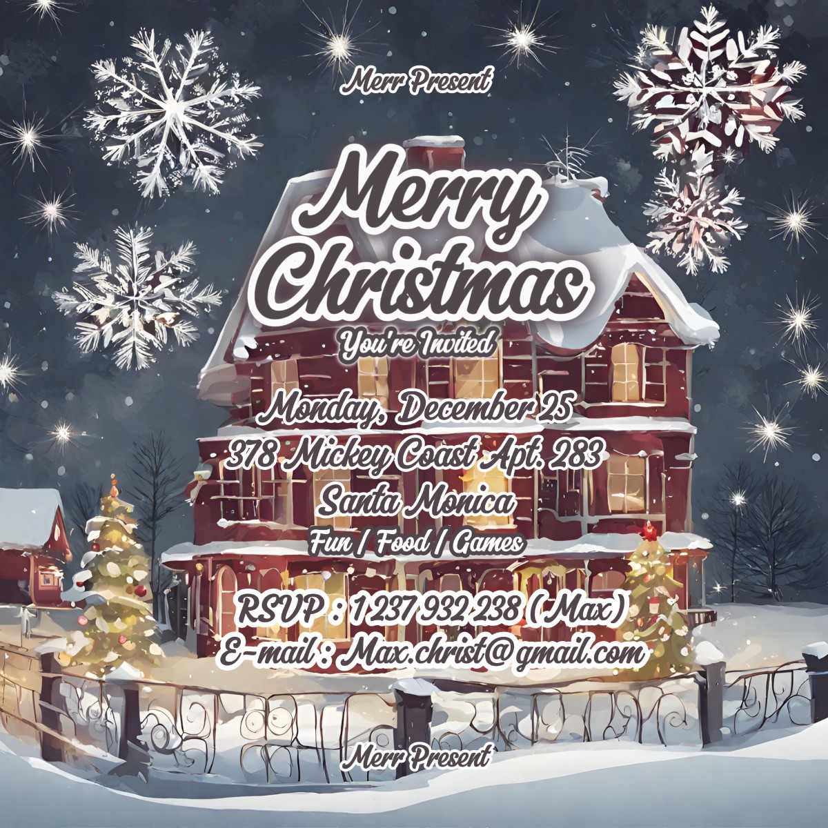 Saludos del Día de Navidad