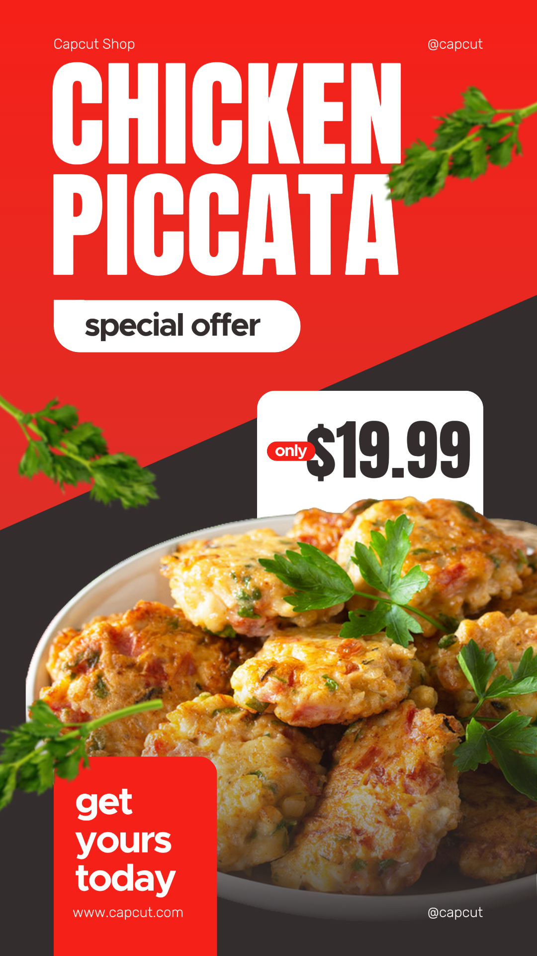 Poster Pemasaran Makanan dan Minuman Promosi Makanan Instagram Story Modern