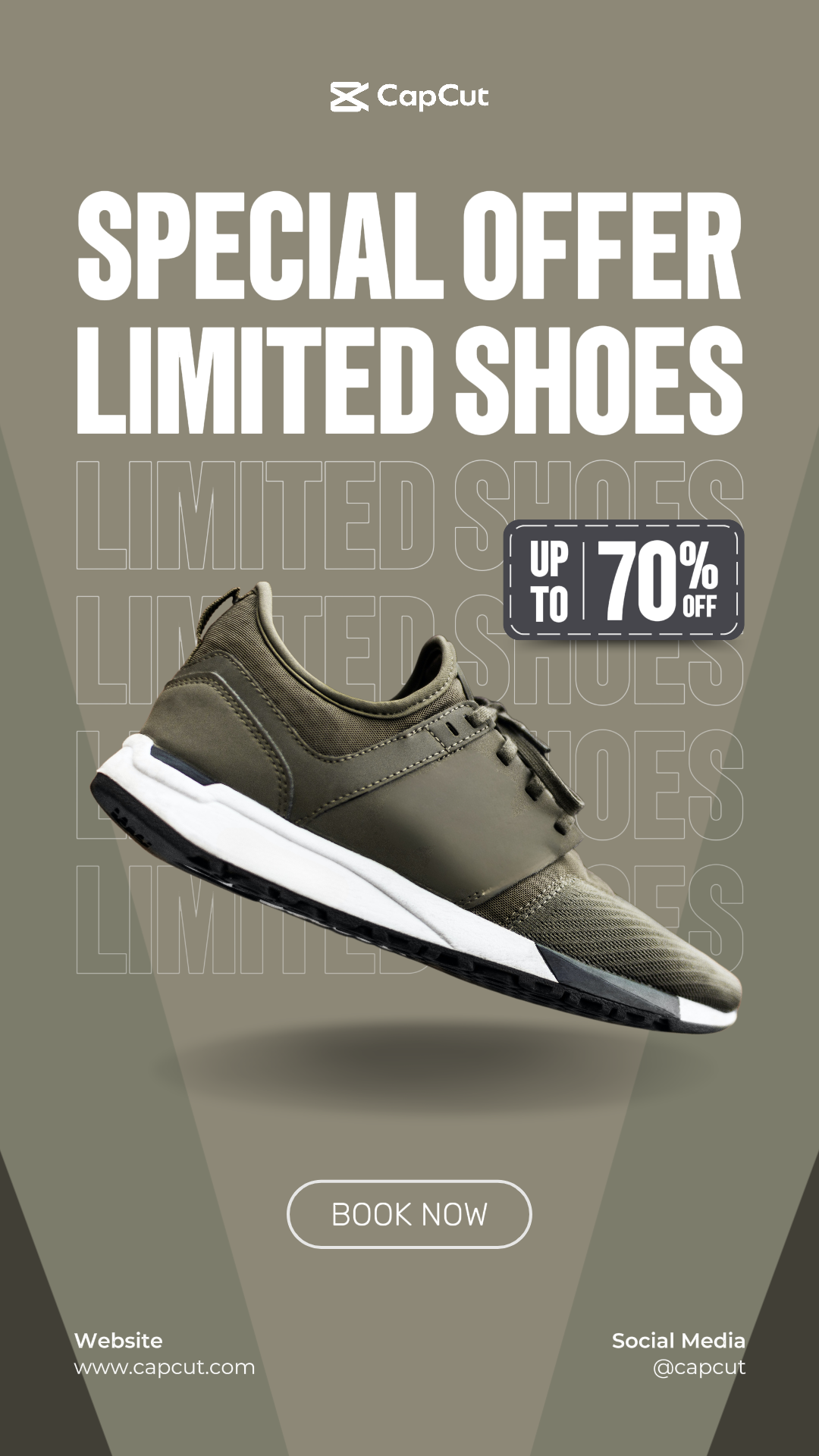 Industrie de la mode-Instagram Story-Offre spéciale Chaussures limitées