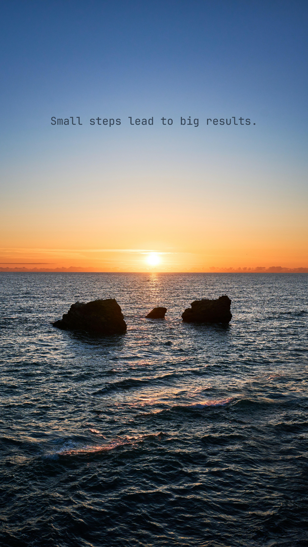 Papel de parede Poster criativo Pôr do sol à beira-mar