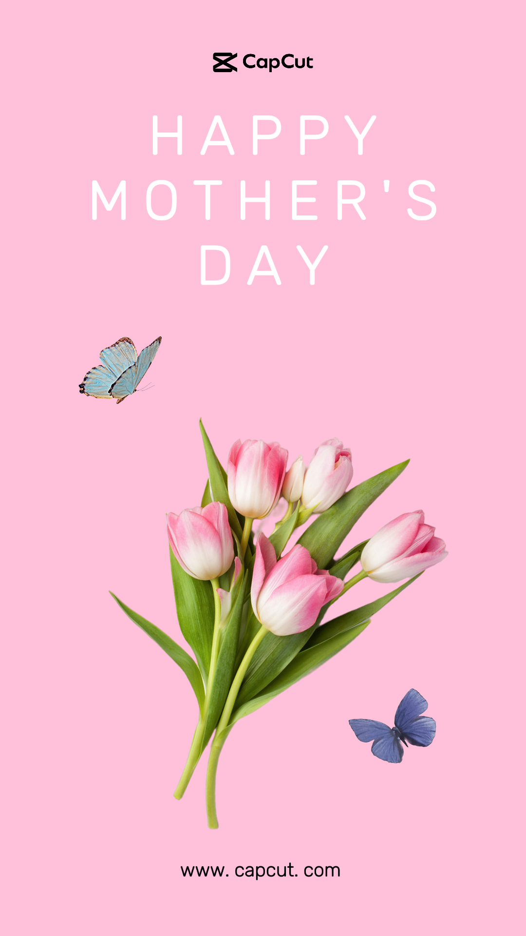 Día de la madre rosa Tik tok Cartel creativo de la industria general