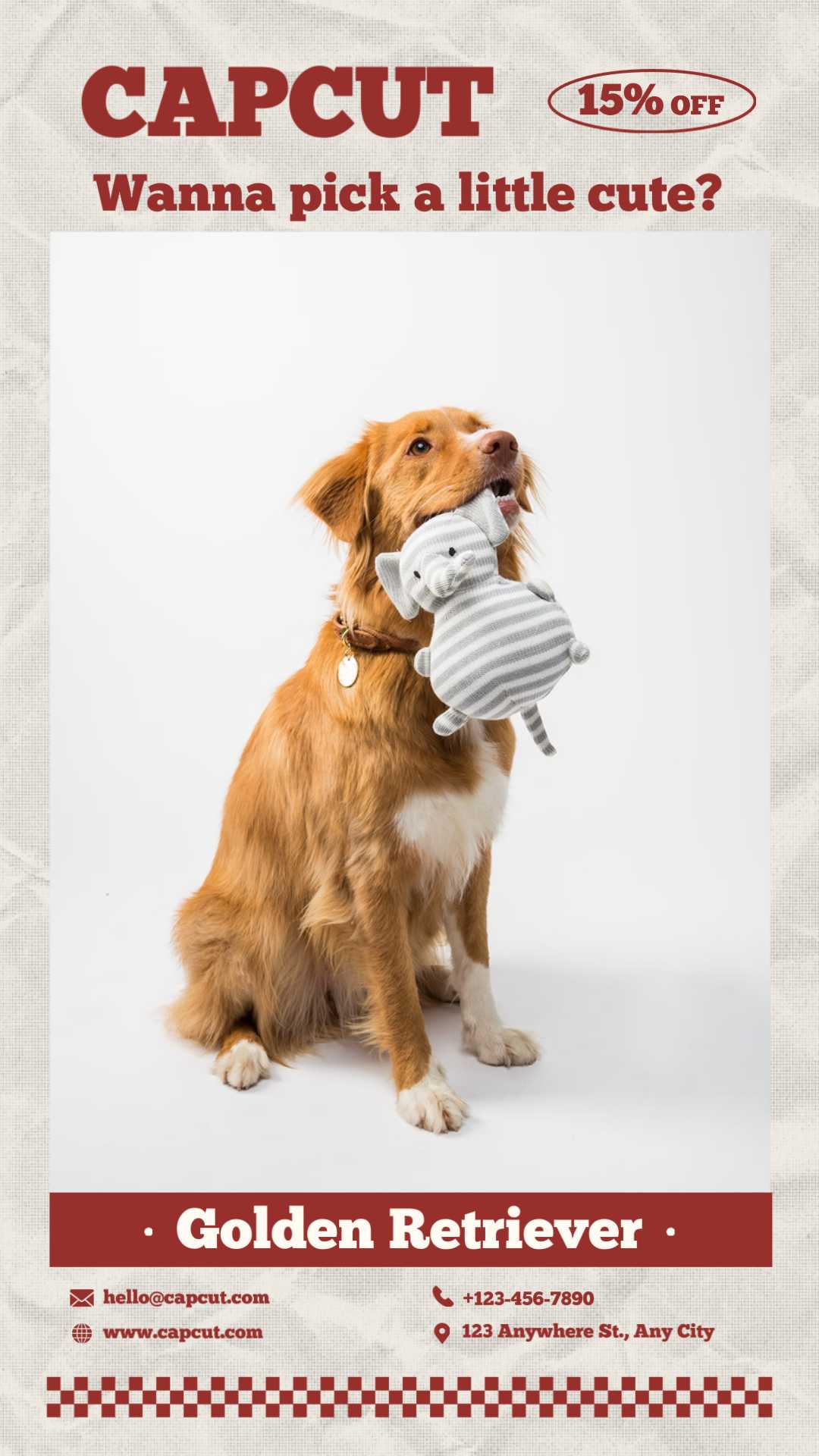 Gaya Kolase Promosi Anjing Peliharaan