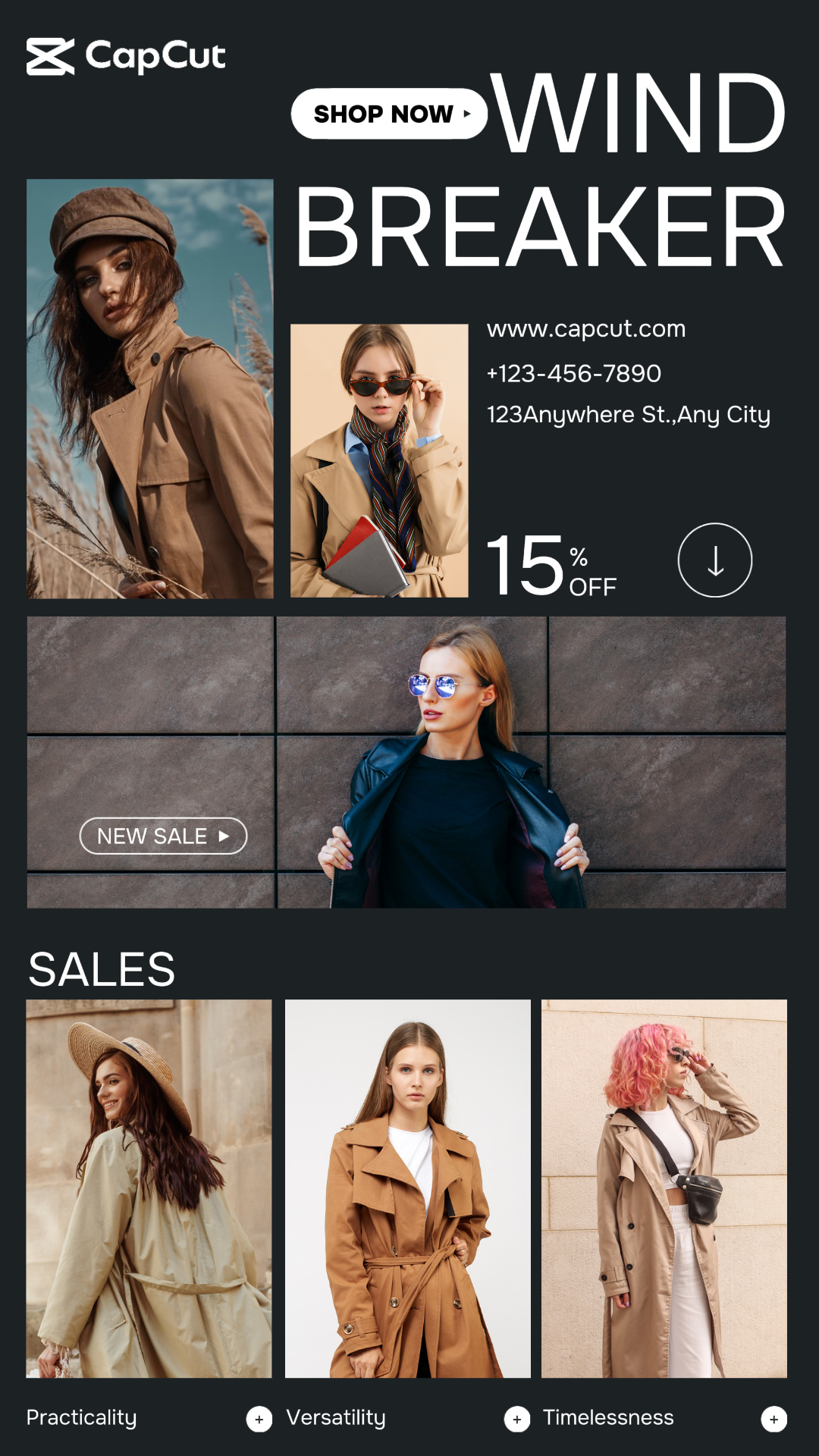 Ropa y zapatos Ropa cortavientos Promoción de ventas