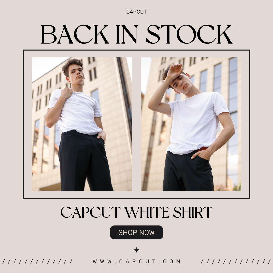 Product display instagram post back in stock