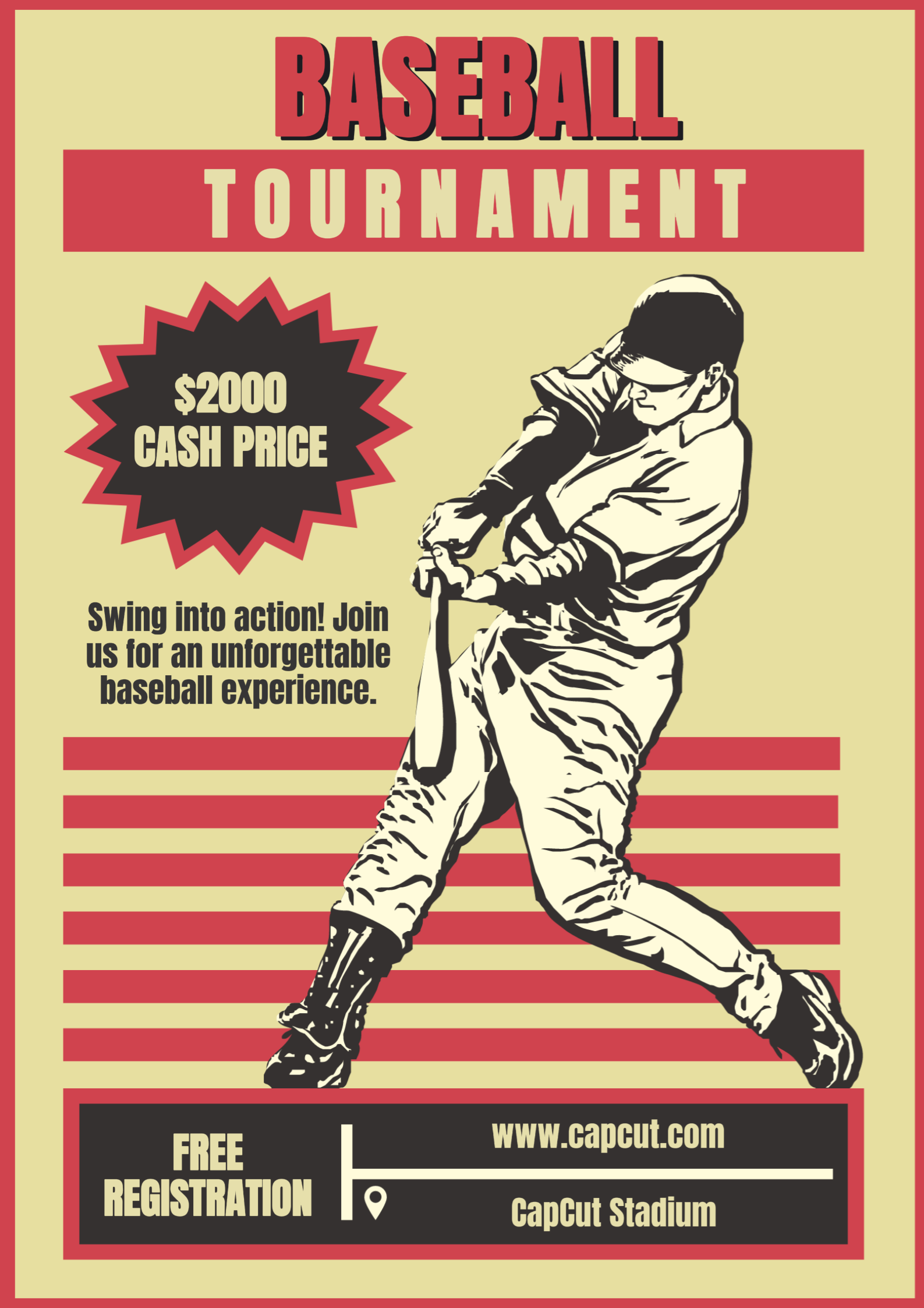 Acara Kampus Non-pemasaran Vintage Yellow