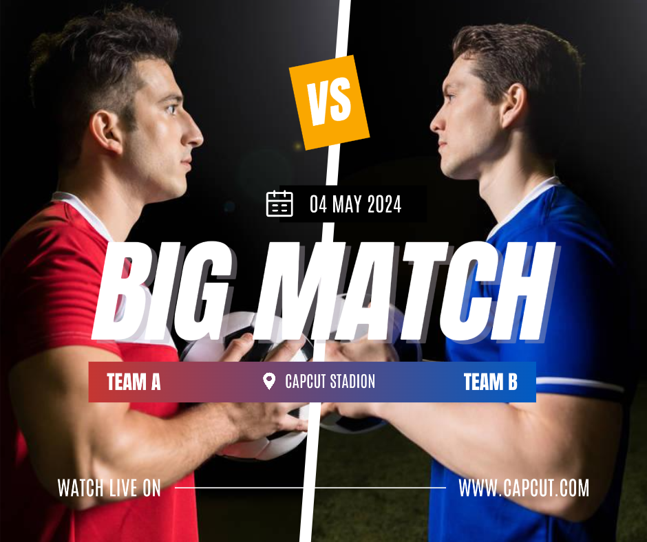 Futebol Big Match Facebook Post
