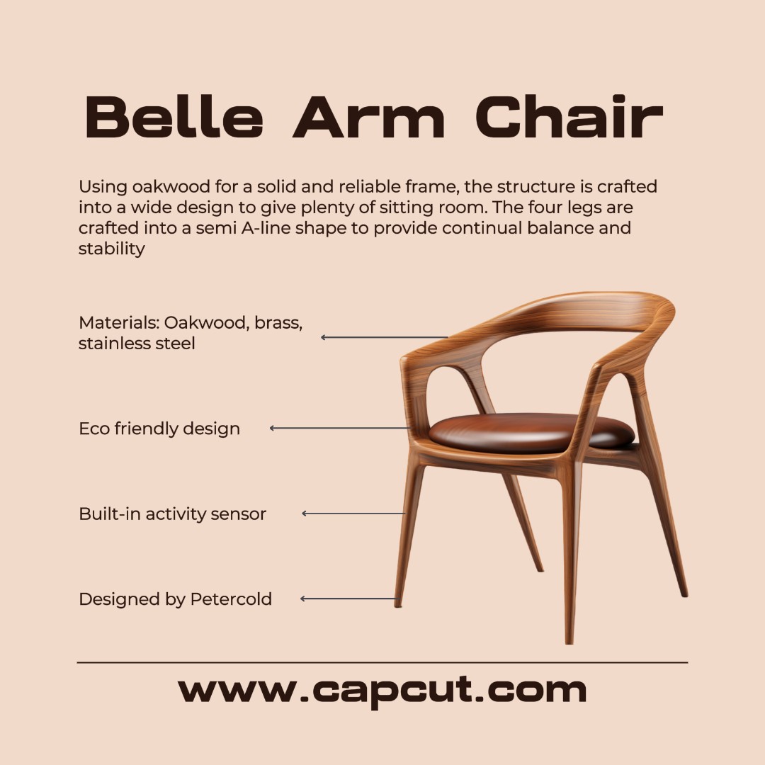 Furniture Arm Chair Display Instagram Post
