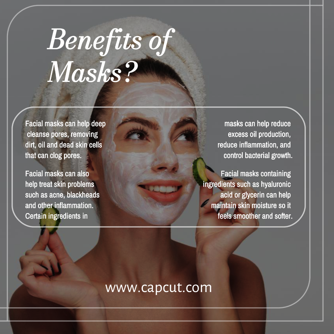 Poster Benefits of Masks Instagram Post