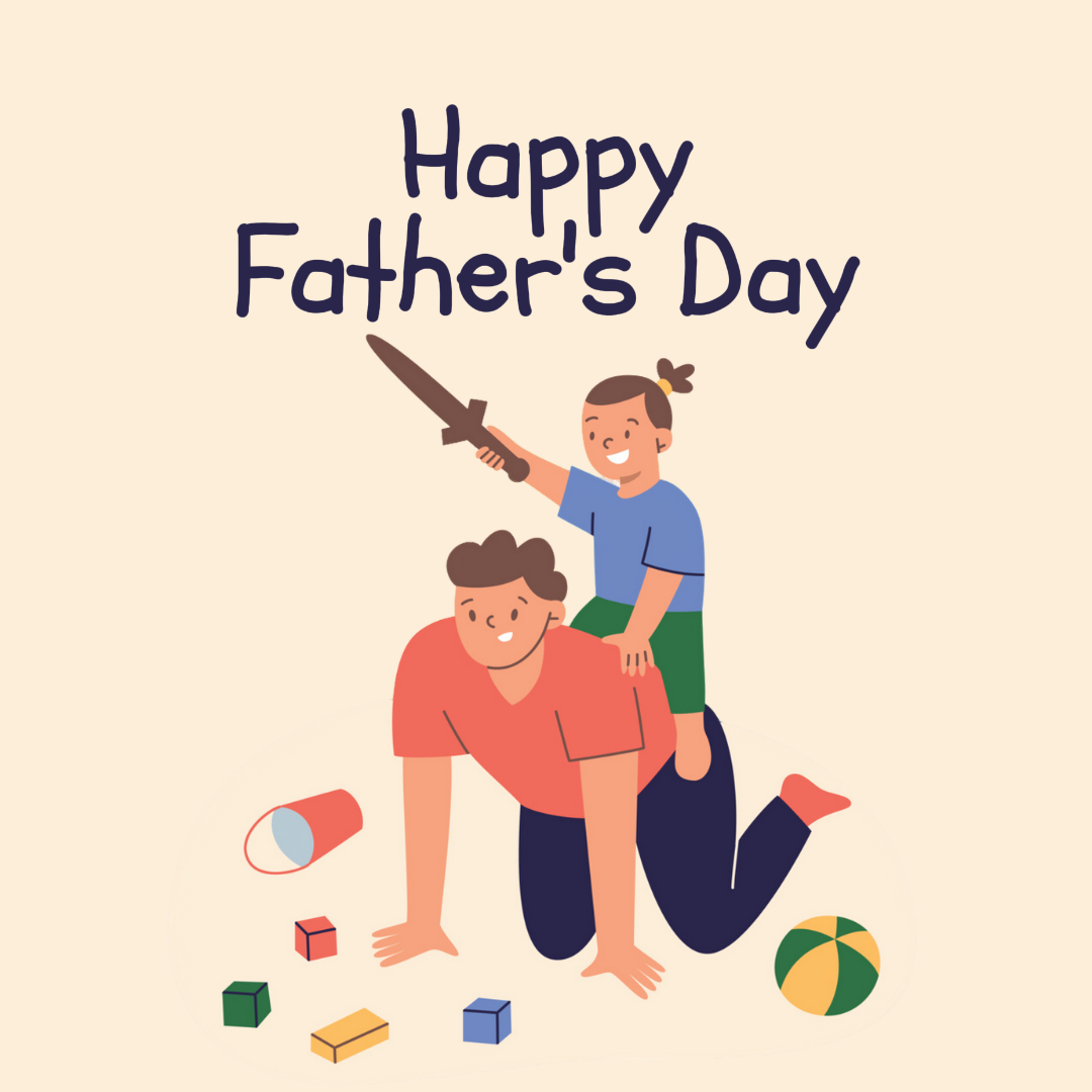 Poster Hari Ayah Ucapan IG Post Playing