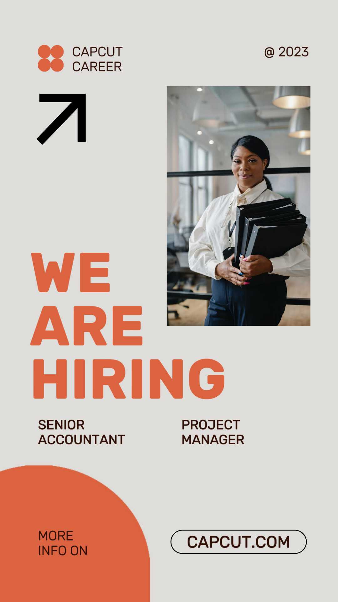 Anuncio De Contratación Comercial Historia De Instagram