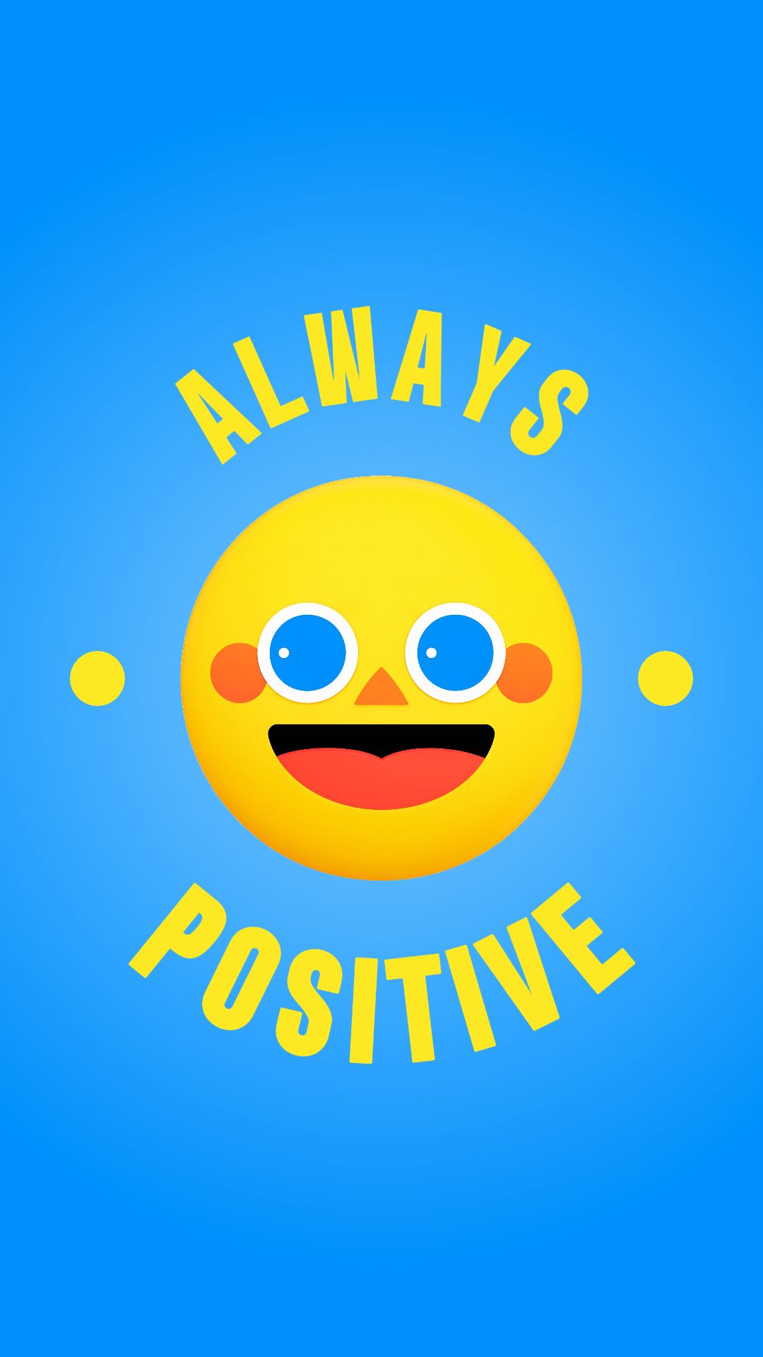 Fond d'écran 9 : 16 Sourire toujours positif