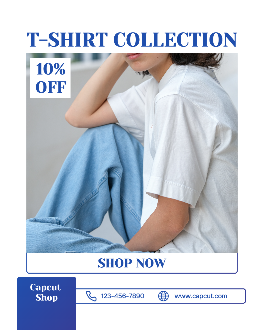 Roupa Coleção Básica T-shirt Retrato Instagram 