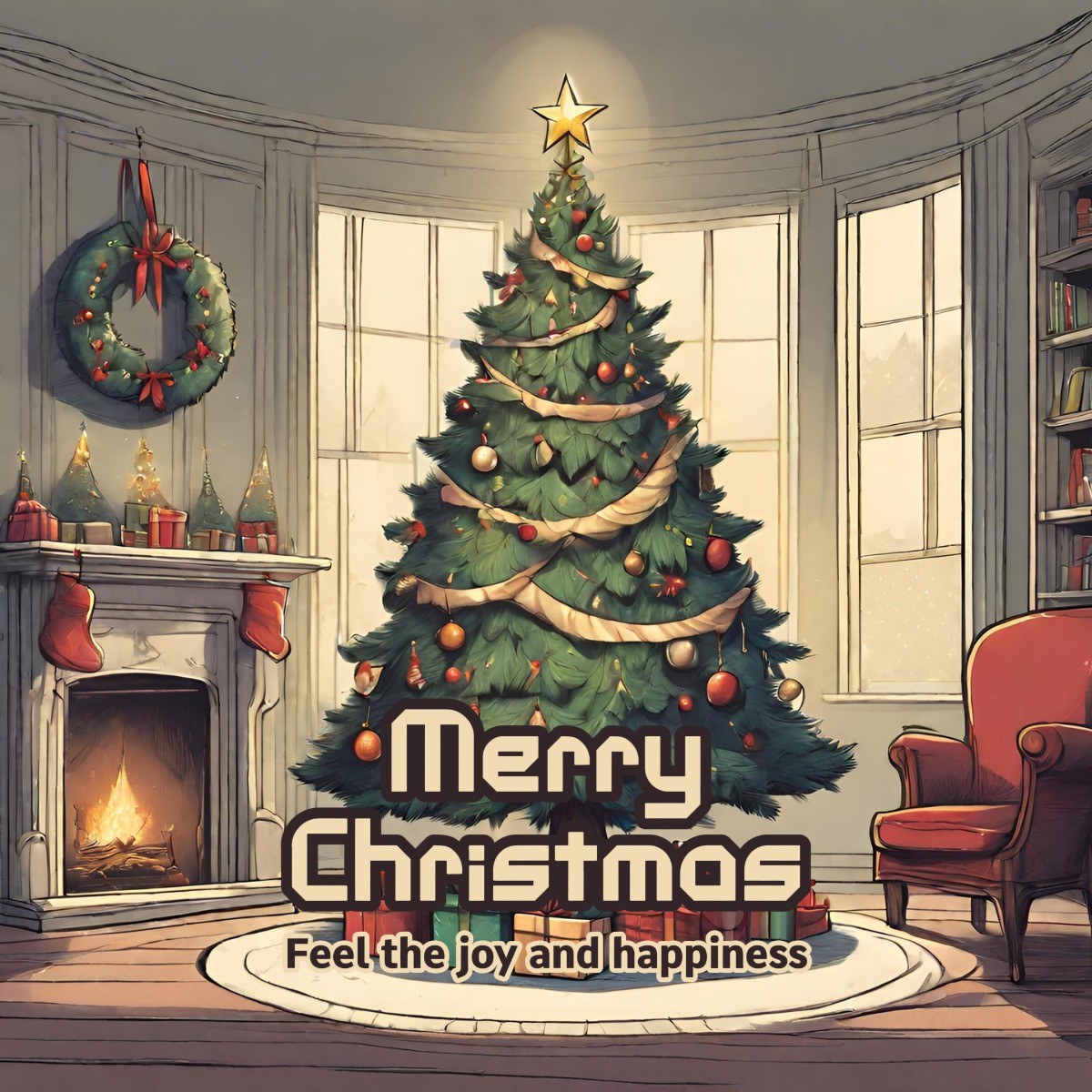 Feliz Natal Saudações Linkedin Post