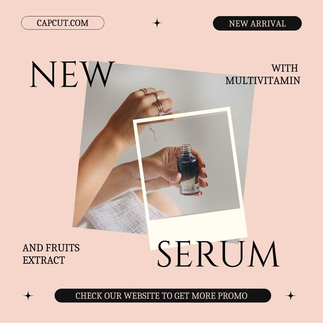 Peach Minimal Product Announcement Instagram Post