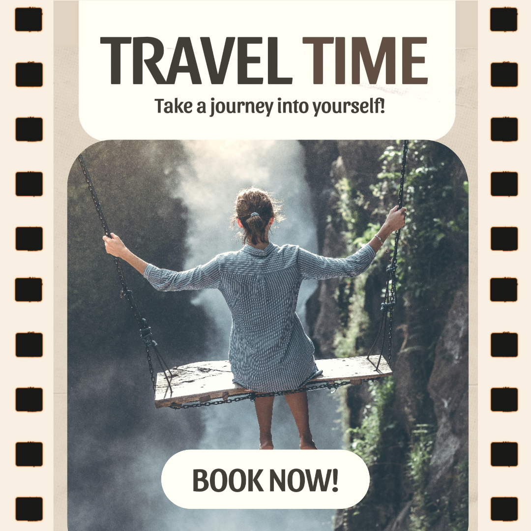 여행 크리에이티브 포스터 틱톡 여행 시간