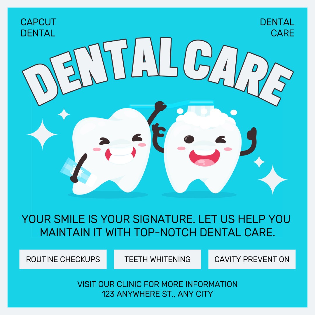 Dental Care Clinic Promotion Instagram Post