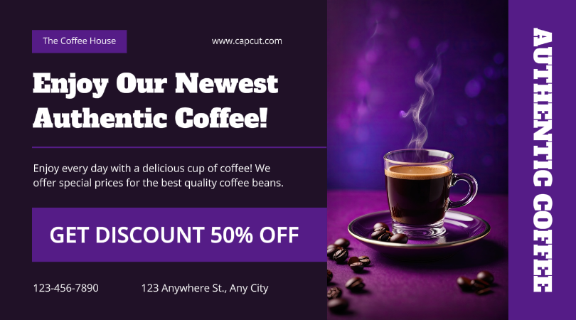 Coffee Promotion Facebook Ad