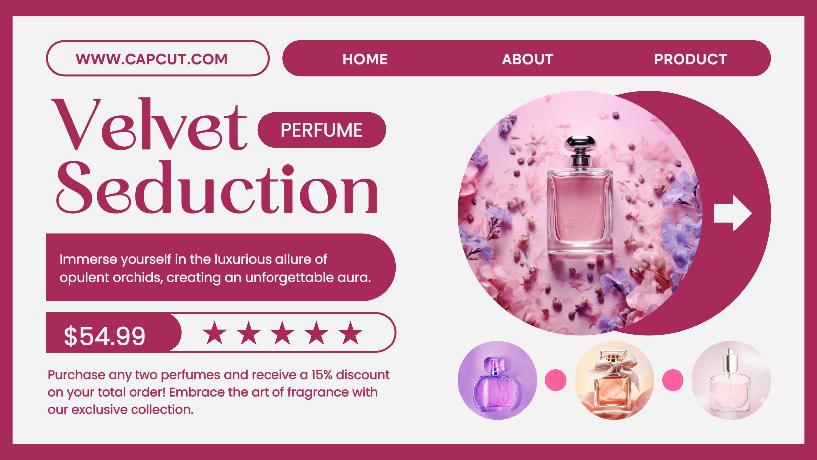 Penjualan Promosi Parfum Kecantikan