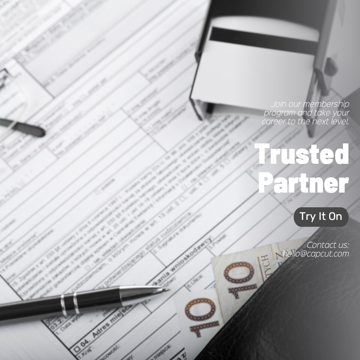 Tarjetas sociales de negocios de oficina