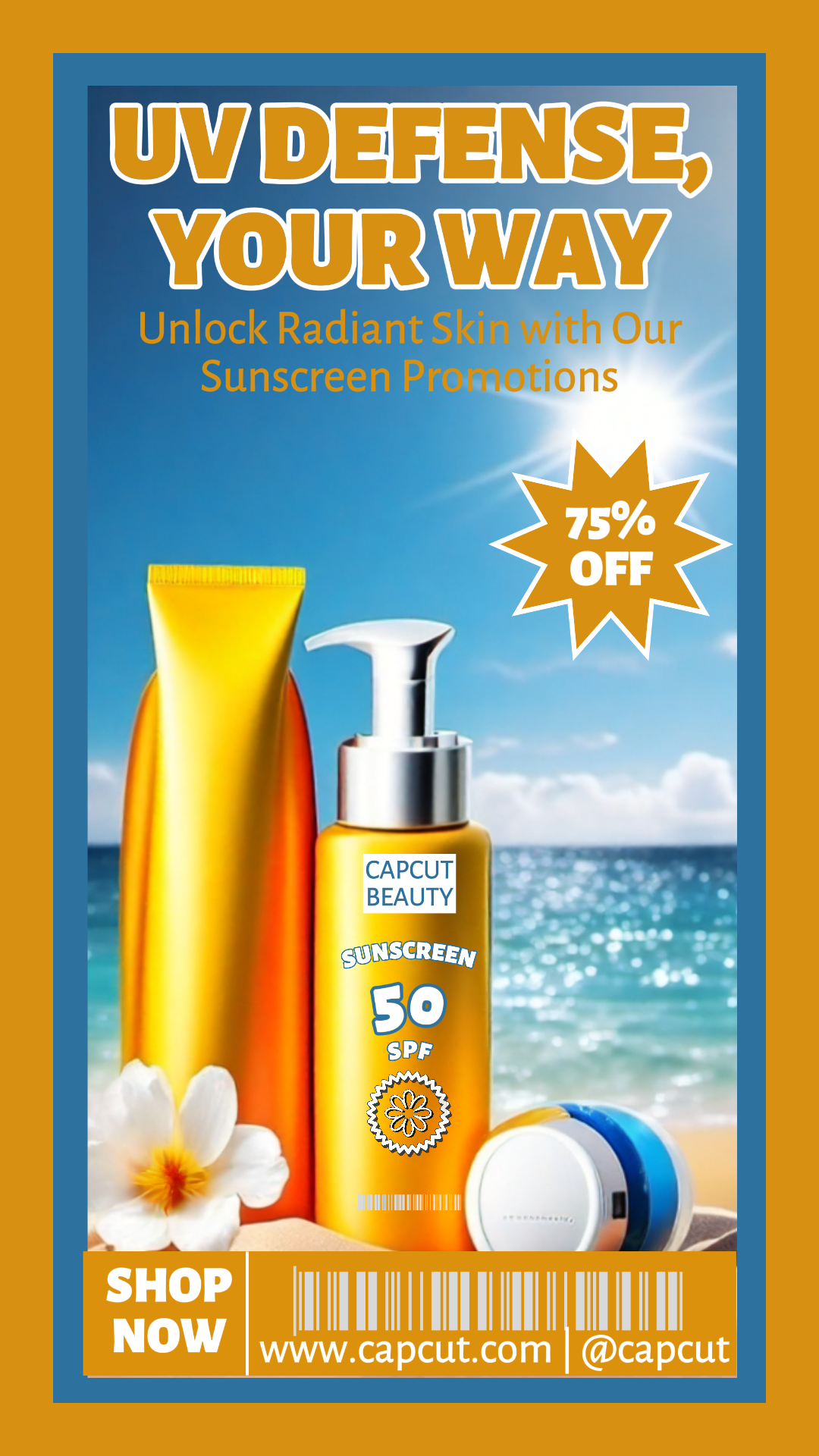 Promoción de ventas de protector solar Tiktok