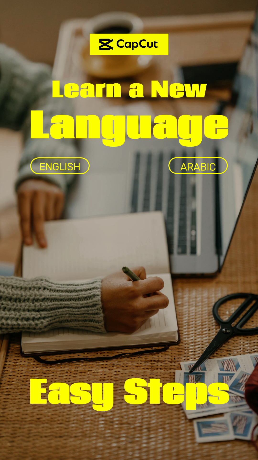 Tiktok 썸네일 데일리 브이로그 언어 배우기