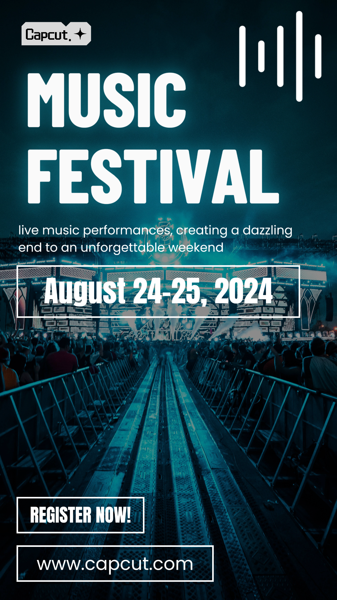 Festival de Música de Entretenimiento Historia de Instagram