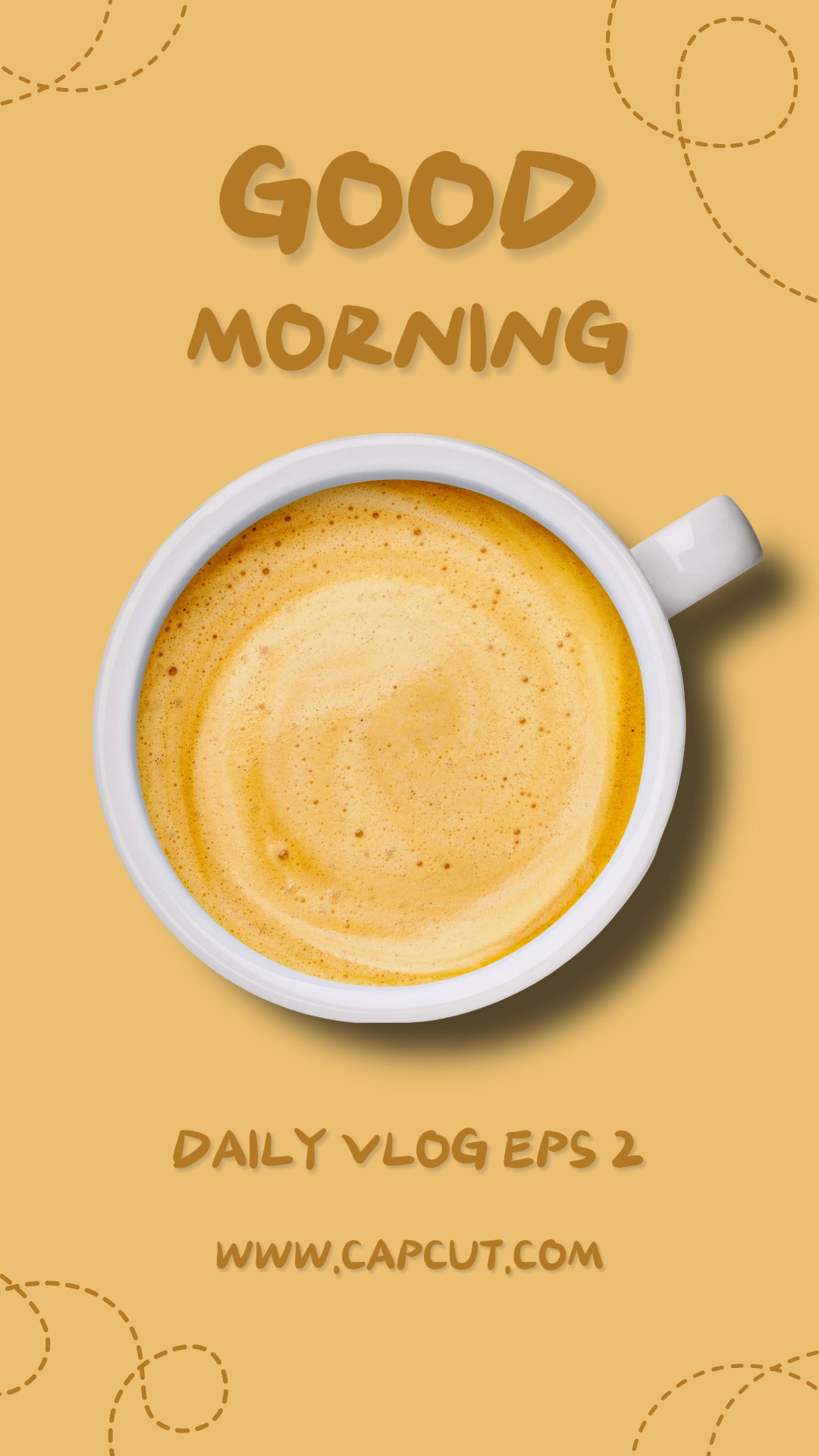 Tiktok Thumbnail Food and Beverage Coffee Vlog