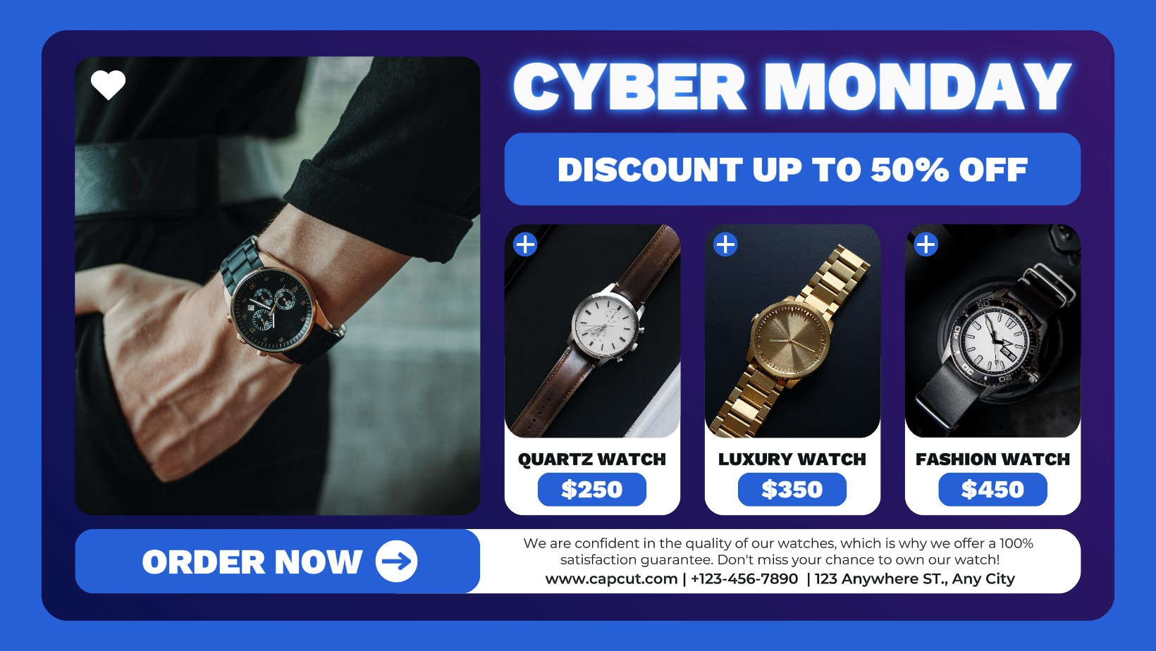 Capa para Facebook da promoção Cyber Monday