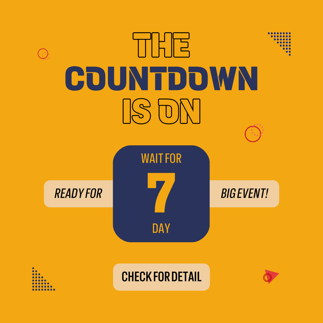 Anuncio Cuenta regresiva evento publicación de instagram