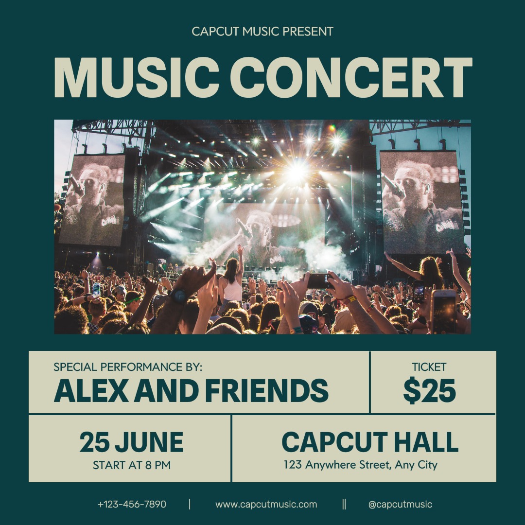 Entretaiment Music Concert Facebook Post