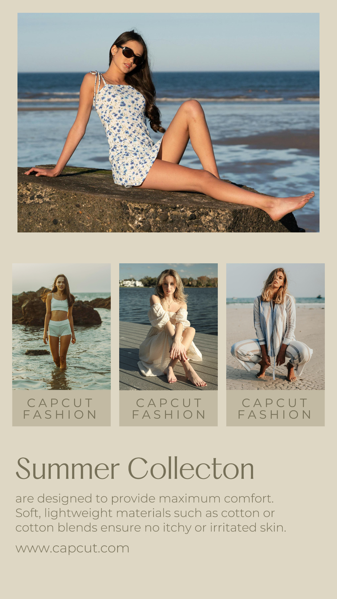 Vêtements et chaussures Summer Collection Instagram Story