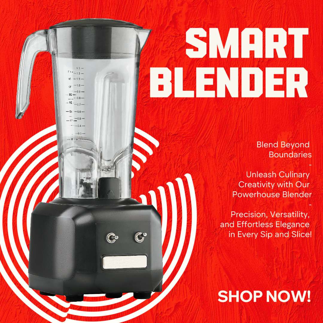 E-Commerce Electronic Product Display Blender Red