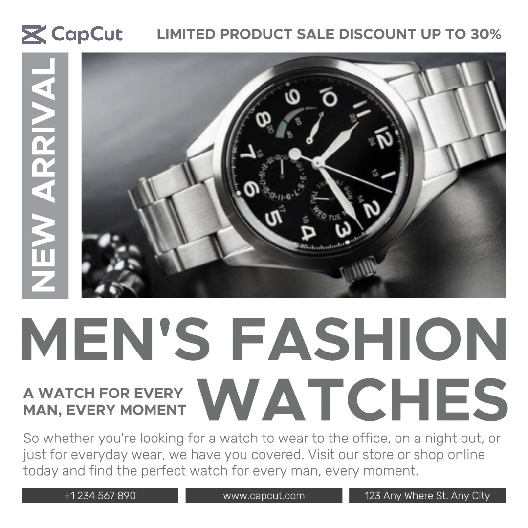 Pria Tonton Fashion Sales Promotion Instagram Post