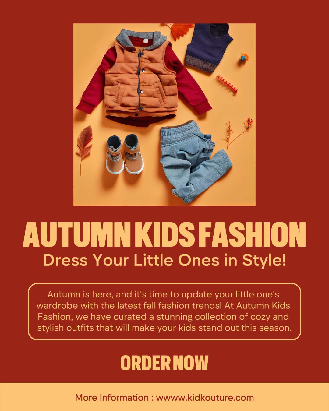 Fashion Kids Automne Présentation du produit DIsplay