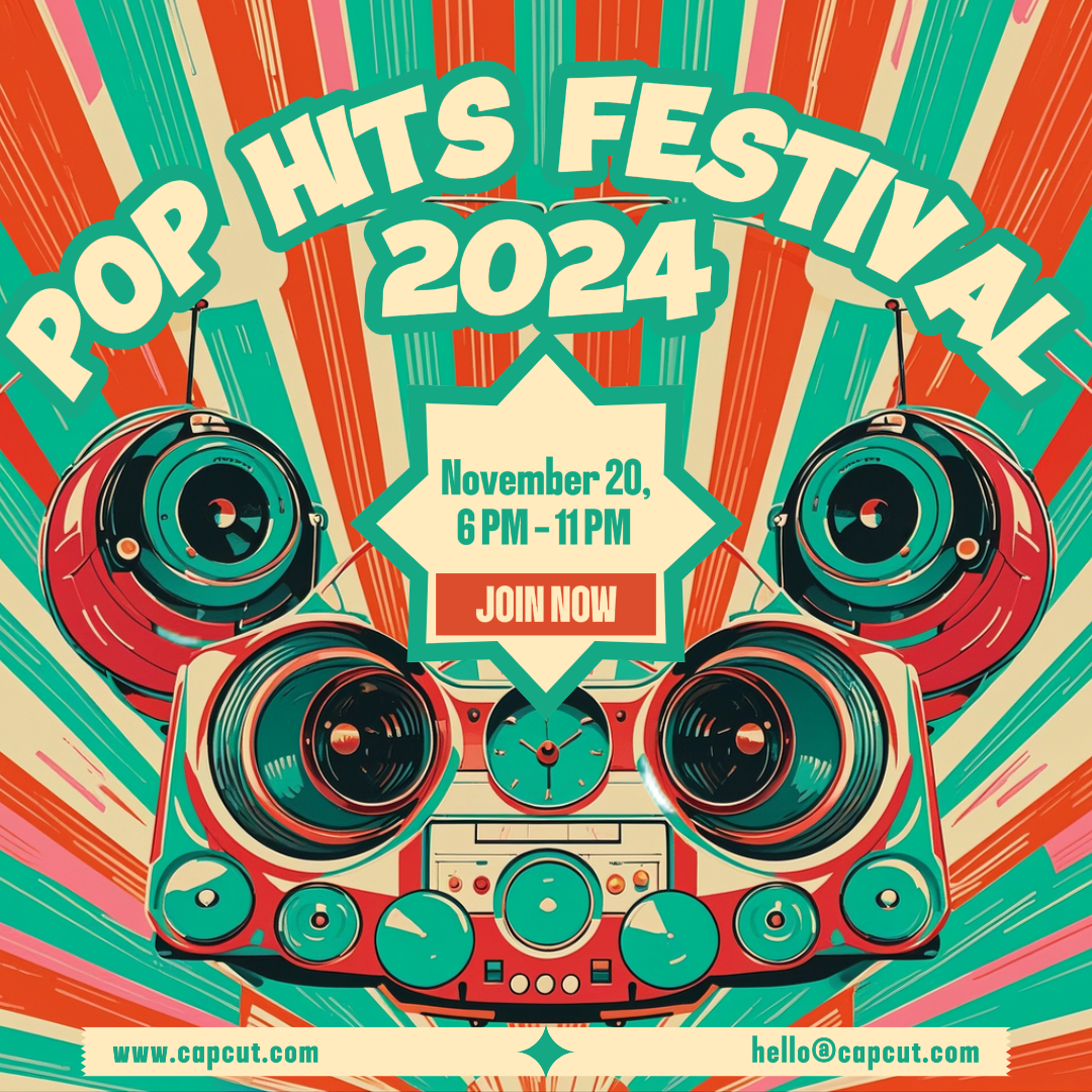 Hiburan - Festival musik Posting Instagram Pop Art