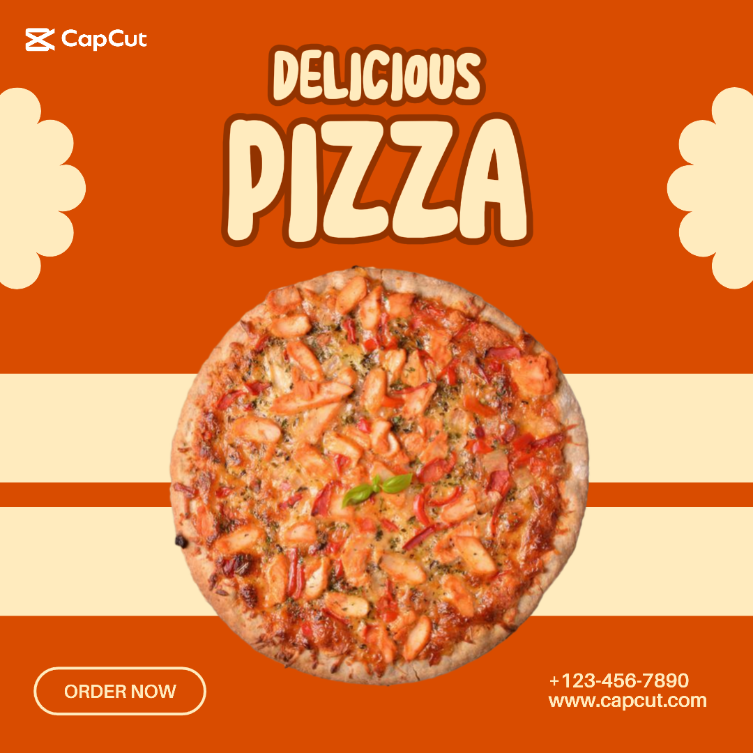 Delicious Pizza Promotion for Instagram Post