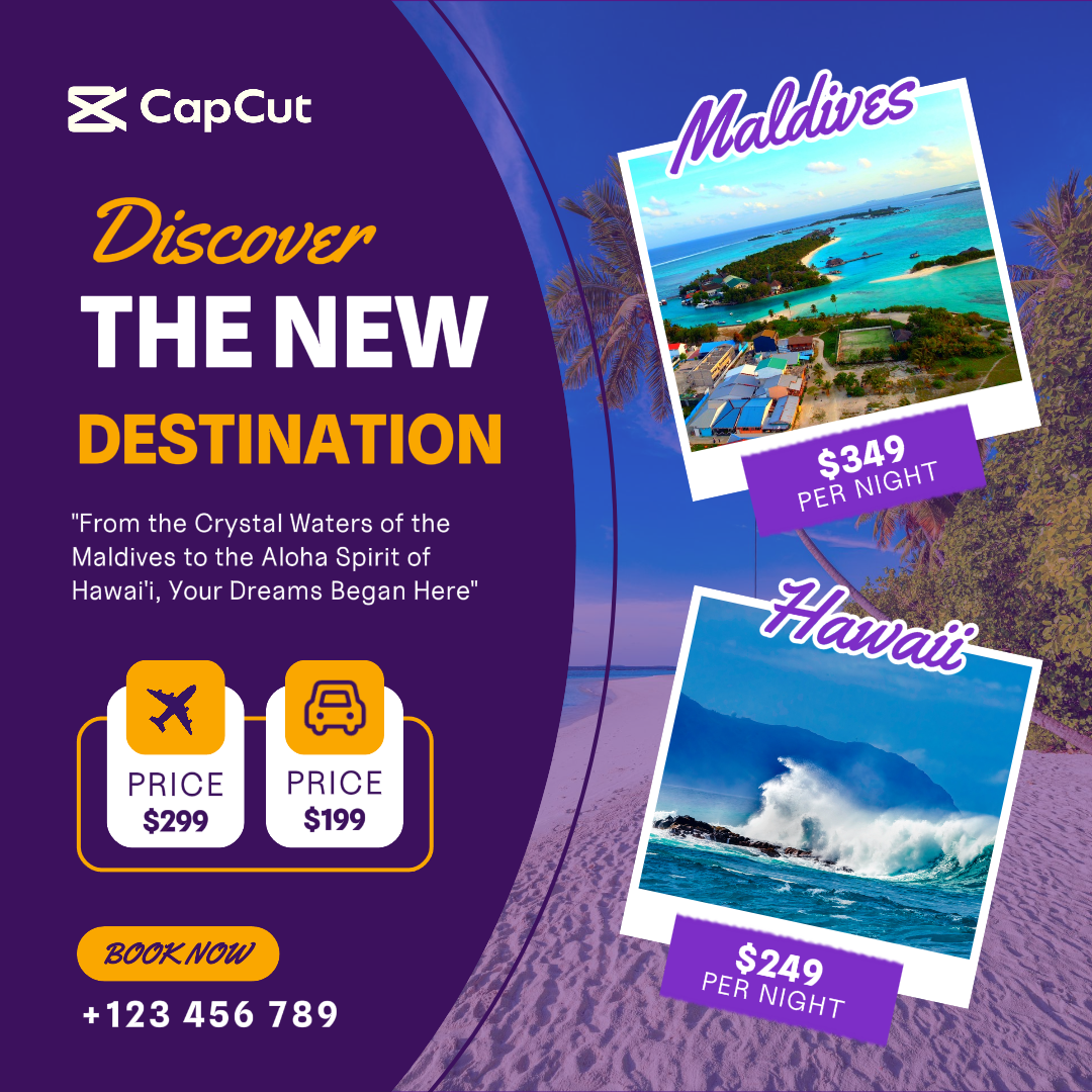 Travel The New Destination Promo Instagram Post