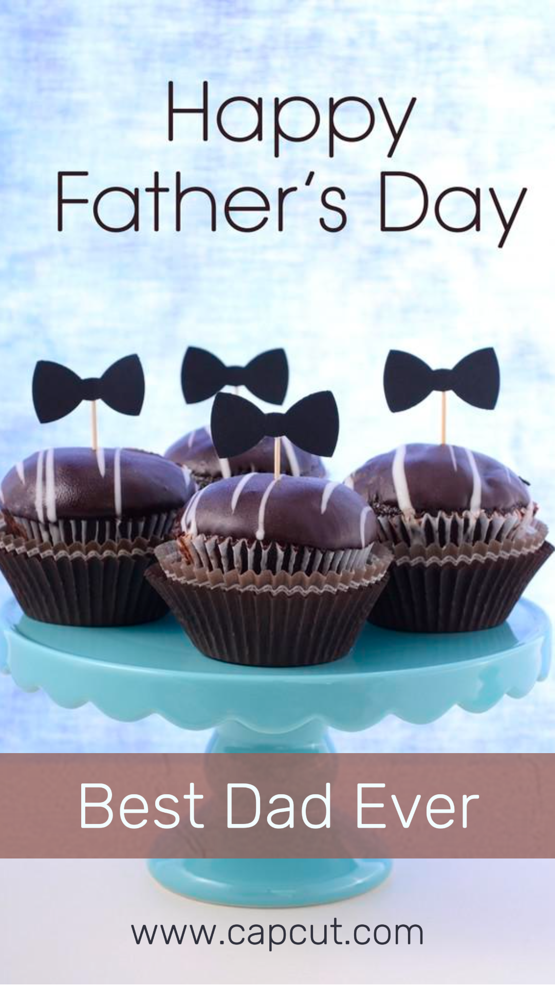 Father's day Marketing Poster Tiktok Cup Cakes