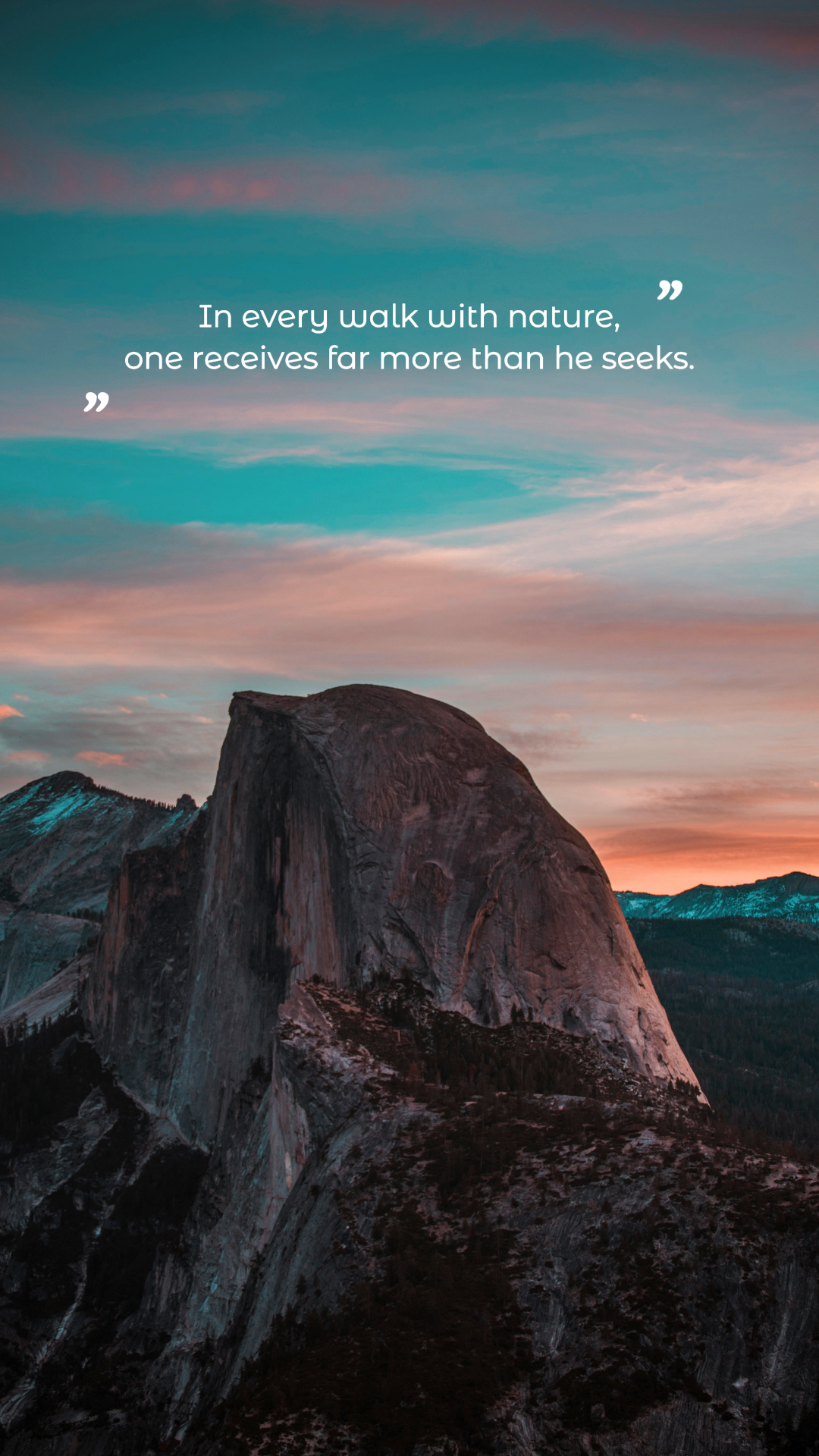 Wallpaper Creative Poster Mountain