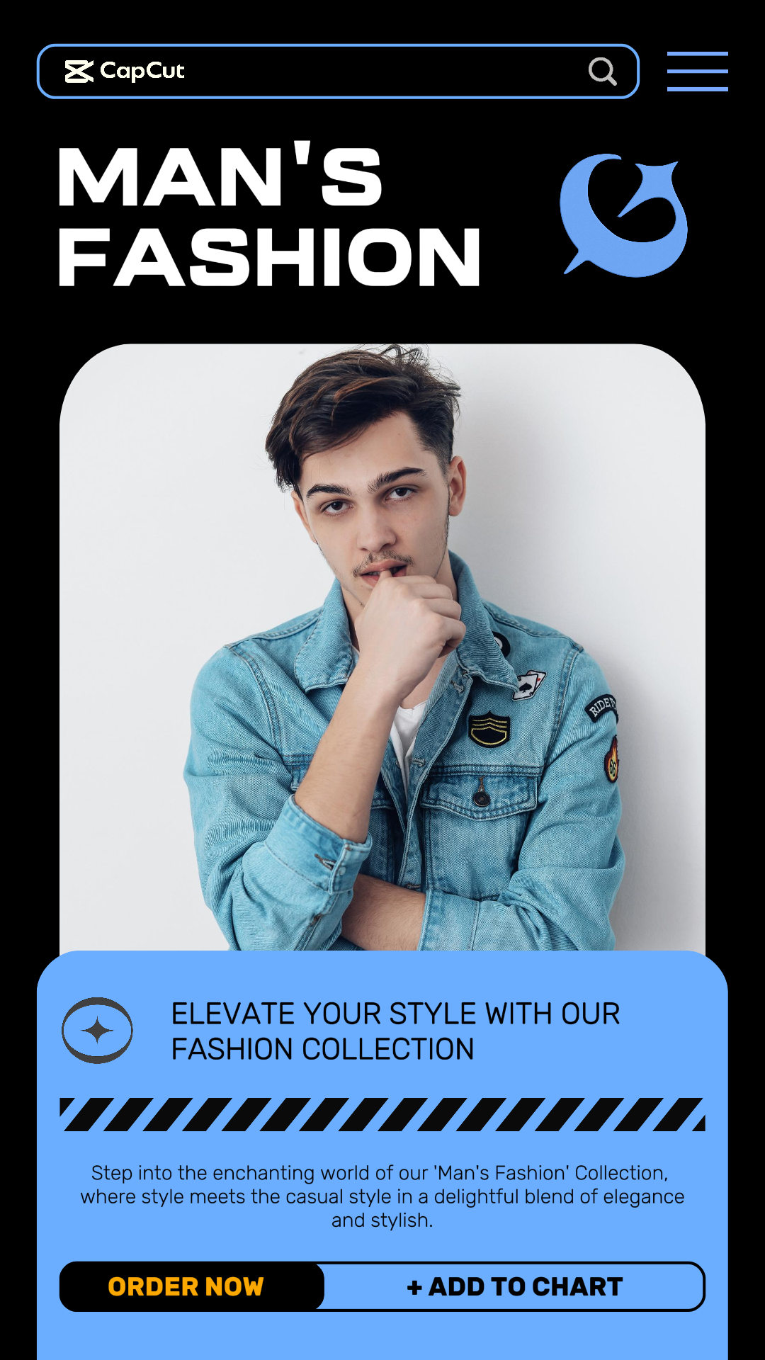 Mann Mode Display Produkt Instagram S