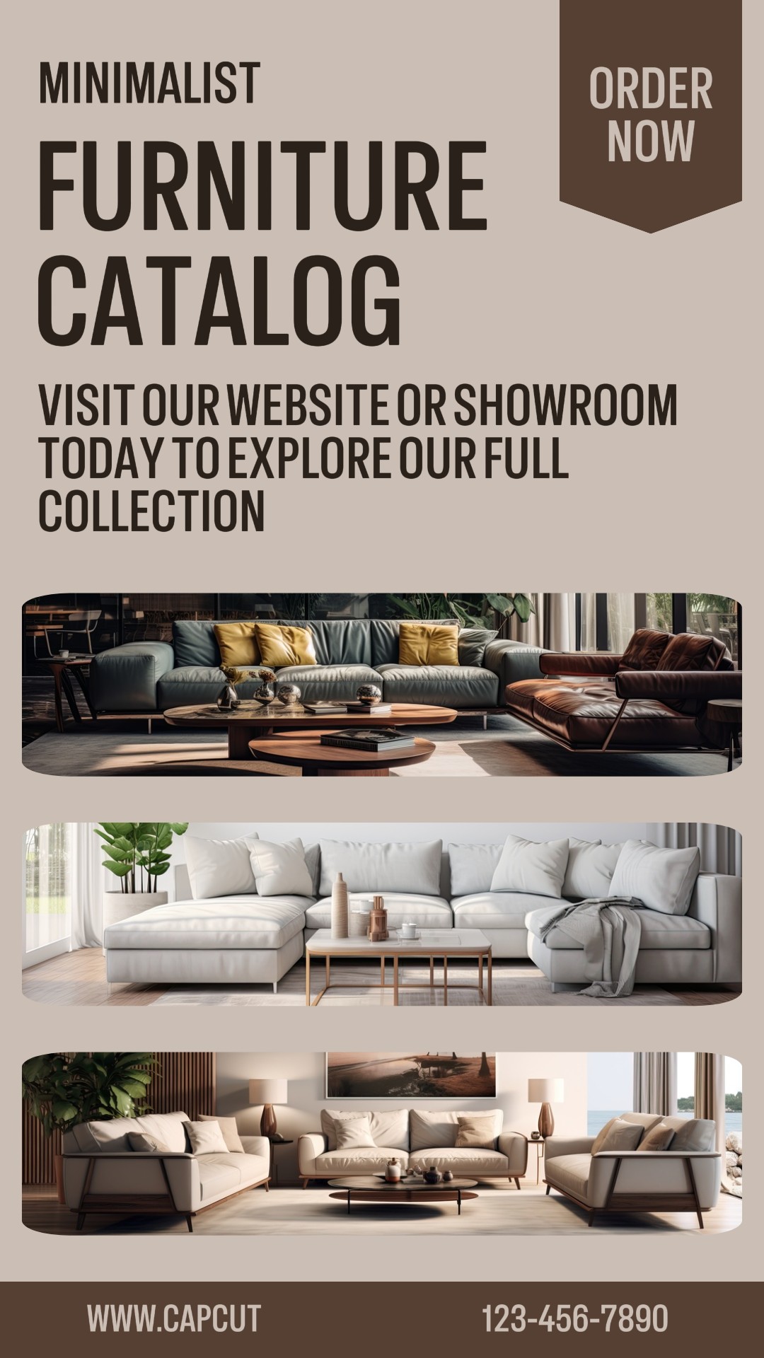 CATÁLOGO DE MUEBLES MINIMALISTAS POST DE INSTAGRAM