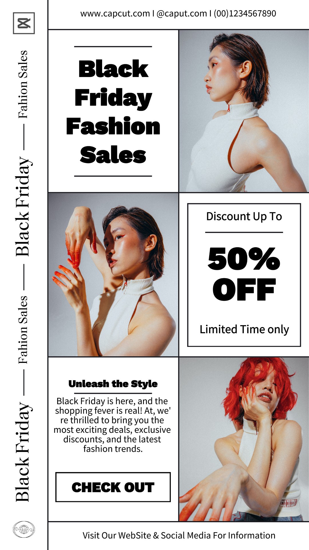 Black Friday Fashion Sales Promo Instagram Story