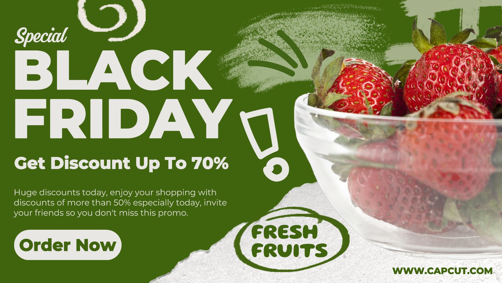 특별한 블랙 프라이데이 배너